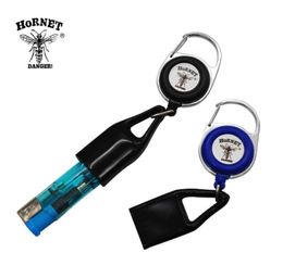 Hornet Fancy Sticker Silicone Silicone Later Cover gewikkeld voor reguliere maat lichtere houder Mouw Cover Clip Keychain Lichte houder3033858