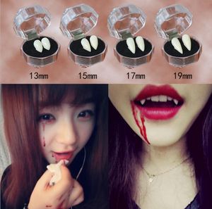 Accesorios de vestuario HORRIFLE DIVERSO VESTO DE CLASO VAMPIRE Dientes de la fiesta Halloween Props Zombie Devil Fangs Tooth With Dental Goma