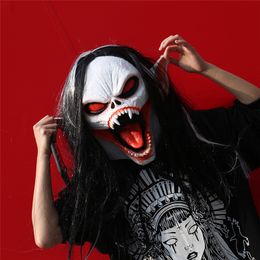 Horror Cosplay The Living Vampire Latex S Helm Halloween Scary Michael Morbius Mask