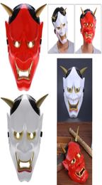 Horreur japonais Noh Hannya Résine Masque Evil Demon Devil Devil Horrhed Halloween NOUVEAU COSTURE COSPLAY COSTUME PROPS DROP7647904