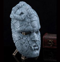 Horreur JoJo bizarre aventure masque en pierre décoratif masque fantôme en pierre DFF40452772433