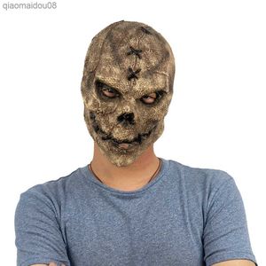 Horror Killer Schedel Masker Scary Skelet Maskers Latex Demon Horreur Oni Props Volwassen Helm Halloween Party Cosplay Kostuum L230704