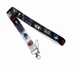 Horrorfilms zagen ketting sleutelaccessoires anime vriendschap geschenken houder sleutelhanger voor sleutelhanging van mode -sieraden geschenken