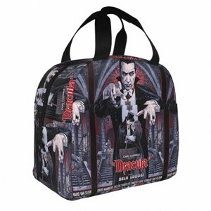 Horror van Dracula 3 geïsoleerde lunchzak koeler tas lunch ctainer horror van Dracula Tote Lunch Box Food Storage Bags Travel J1VI#