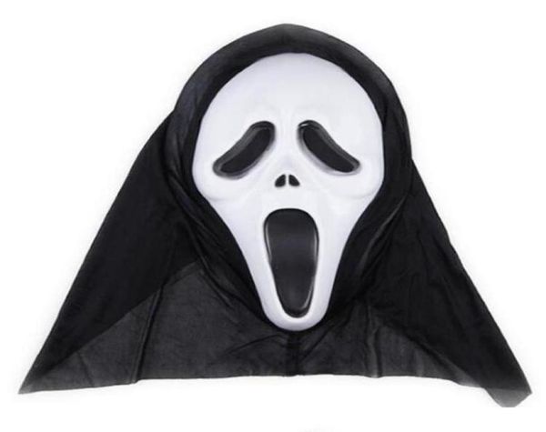 Masques du crâne d'horreur Halloween Party décor masques hurlant squelette squelette accessoires pleins visage pour hommes femmes masques masques dhf2791014495