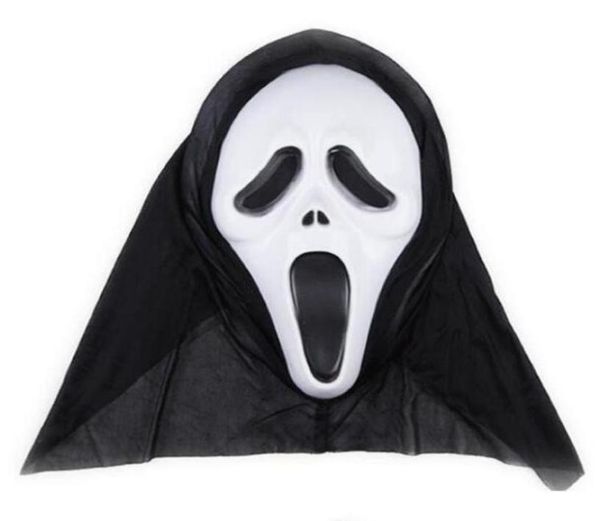 Masques du crâne d'horreur Halloween Party décor masques hurlant squelette squelette accessoires pleins face pour hommes femmes masques mascarades dhf2798895174