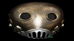 Horreur The Clockwork Man masques Halloween Hellboy Movie Masquerade Kroenen Full Face Hake Mask Mask Adult Size Cosplay Prop Y2006234561