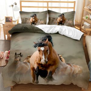 Horse Bedding Set queen size, pony decoratief 2/3 st