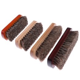 Brosse de chaussures à cheval Polon Polie en cuir naturel Real Horse Horse Polissing Tools Tools Tool Polishing Nettoying Dust Repoval Brosse