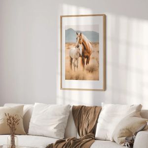 Paarden landschap fotografie boerderij muur kunst canvas schilderen van Noordse posters en prints muurfoto's voor woonkamer decor
