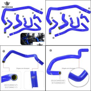 Abrazaderas de manguera Kit de mangueras de manguera de refrigerante de radiador Sile de 6 piezas para Honda Civic Sohc D15 D16 Eg Ek 9200 azul y amarillo Pqylx1303Cqy Drop Del Dhxln