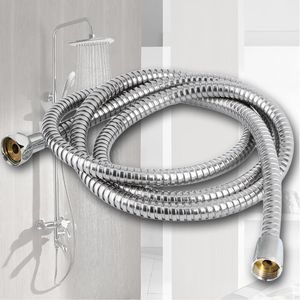 Slangen 1 Pcs Flexibele Doucheslang 150 200 300 Cm Sanitair Rvs Chrome Badkamer Accessoires Water Hoofd Douchekop pijp 230713