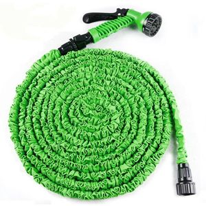 Hoses 25FT200FT Garden Hose Expandable Flexible Water Plastic Car Wash Gun Sprayer Watering Irrigation Tools 230522