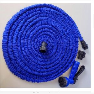 Hoses Magic Garden Hose Reels For Watering Flexible Expandable Water Pipe Extendable Car Wash EUUS Connector 25FT200FT 230522
