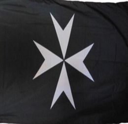 Hospitaliers Knights Battle Flag 3ft x 5ft Polyester Banner Flying 150 90cm Flag personnalisé Outdoor5435719