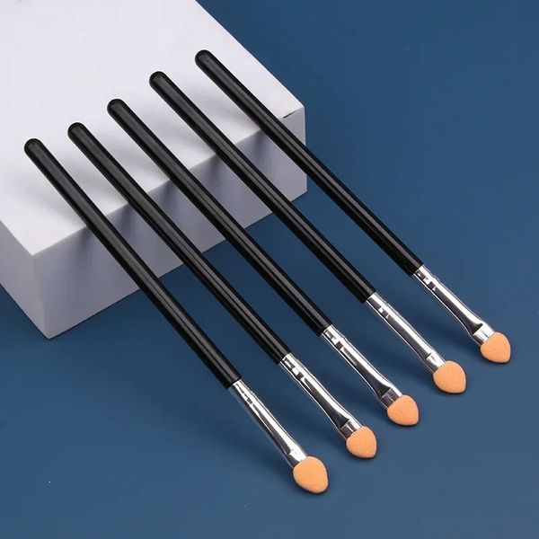 Hot 1/5/10pc Cepillo de sombra de ojos Cepille de doble lado Set Nylon Set Brushes para la sombra de ojos para el maquillaje del aplicador cosmético