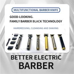 Hot 1Set Hair Clipper T-type Cutter maquinilla de afeitar para hombres Afeitadora eléctrica recortadora de cabello oreja, barba, cejas, afeitadora facial