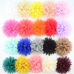 Lazos para el cabello con cinta estilo coralino de alta calidad de 20 colores, accesorios para el cabello DIY para niños, lazos para el cabello para niñas IB480