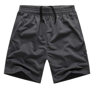 Heet 2017 Zomer Trekkoord Traning Korte Zwart Grijze Meststof Plus-Size 6XL 7XL Cotton Elastic Taille Mannen Losse Big Shorts Mannen