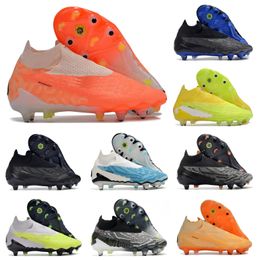 Chaussures de football pour hommes Phantom- GX Elite DF Link SG Anti-obstruction femmes garçons bottes hautes crampons US6.5-11