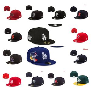 HOT 2024 Unisex Ready Stock México Caps equipado Letra M Hip Hop Size Hats Baseball Caps Adulto Pico Flat Pico para hombres Mujeres Completas Cerradas