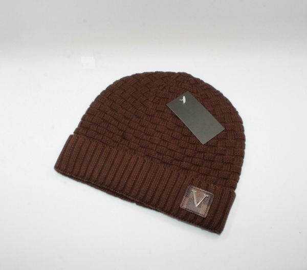 Hot 24SS bonnet hommes femmes loisirs tricot bonnets Parka couvre-tête amoureux de plein air mode hiver chapeaux tricotés
