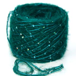 Hot 250g Hermoso lana única mohair brillante lentejuelas de lentejuelas trozo de cuna tejido a mano espesando tejido de tejido de tejido z3918