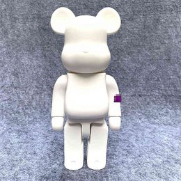 Figuras de acción de Bearbrick de 28cm y 400%, figuras en miniatura de oso de PVC, muñecos de pintura para manualidades, juguetes para niños, regalos de cumpleaños