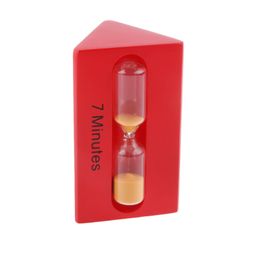 Hot 3/5/7 minutes Sherglass Traingle Timer de sable coloré