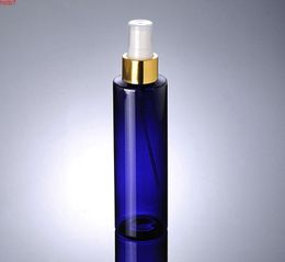 Hot 300 stcs 200 ml draagbare blauwe parfumverstuiver Hydraterende spuitfles make -upgereedschap Drop verzending