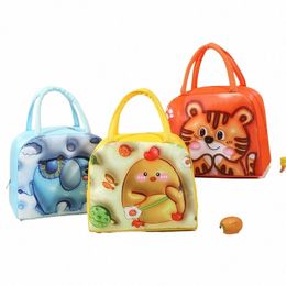 Hot 3D Carto Patroon Tote Thermal Lunch Bags For Children Esthetic Lunch Box Storage Insulati Bags Lunch Bag gratis schip 01RX#