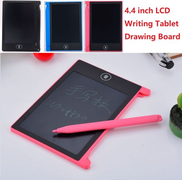 Bloc-notes numérique 4.4 pouces, bloc-notes graphique lcd avec stylet, tablette d'écriture lcd