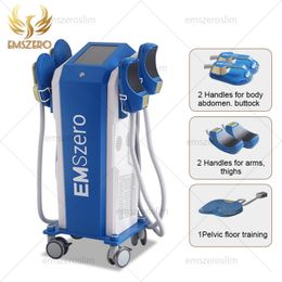 Hot 4 manijas EMS Slim EmsZero estimulación muscular eléctrica mejora masajeador Butt Lift Machine para salón CE