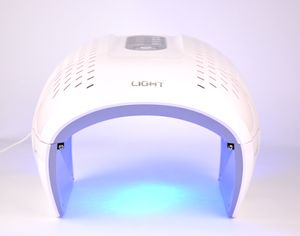 Chaud ! 4 en 1 thérapie par la lumière LED de bas niveau 640nm couleur rouge 430nm lumière bleue 830nm lumière infrarouge rajeunissement de la peau soins du visage spa machine