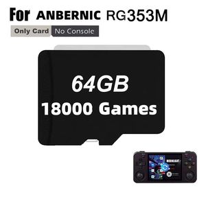 Hot 512GB TF-kaart Anbernic RG353m vooraf geladen games voor 512G 256G 128G 64G Handheld Game voor Bag Card Ingebouwde 80000 spellen