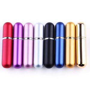 Hot 5ML Mini Draagbare Reizen Vullen Parfum Spuitfles Spray Pomp Doos Lege Parfumflesje Make-Up Container Spray fles