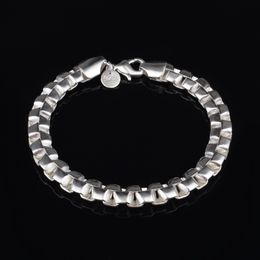 HOT 925 STERLING ZILVEREN HEREN Dubbele doos Aberdeen ARMBANDEN Zilveren Armband SIERADEN gratis verzending met traching nummer 1801