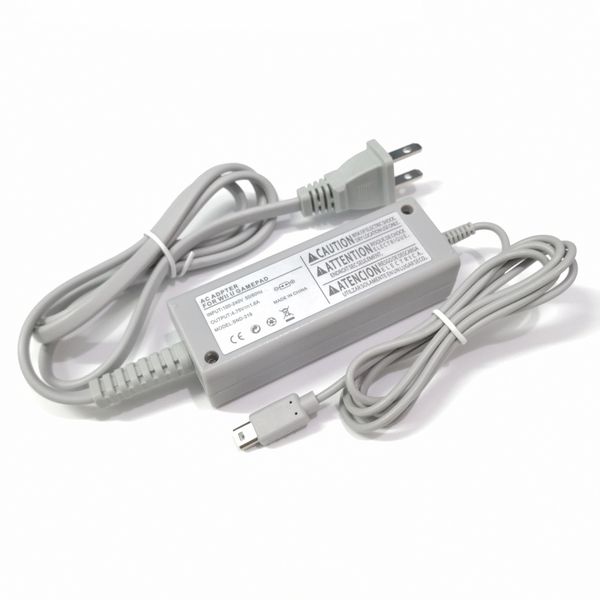 Adaptateur de chargeur ca pour Nintendo Wii U, contrôleur de manette de jeu, prise US, 100-240V, alimentation murale domestique pour WiiU Pad