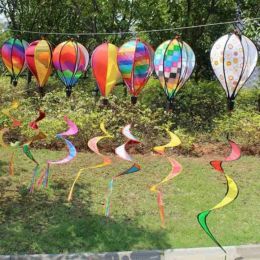 Heteluchtballon Windzak Decoratief Buiten Tuin Tuinfeest Evenement Decoratieve DIY Kleur Windspinners 0825