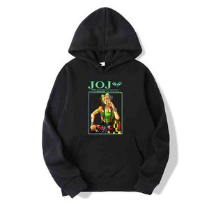 Hot Anime Jojo Bizarre Adventure Imprimer Sweat À Capuche Couple Lâche Automne Nouveau Top Y1213