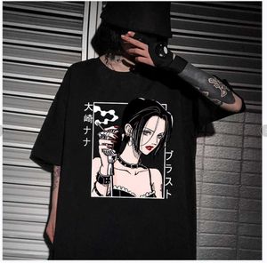 Hot Anime Nana Osaki Tops O-cou Hip Hop Imprimer Mode T-shirt Y0809