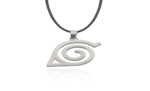 Collier d'anime chaud Kakashi Leaf Village Symbole Cosplay Colliers Pendant Kakashi Konoha Ninja Bijoux Bijoux Collier5539742