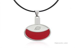 Collares de anime calientes colgantes Uchiha itachi Collar de gargantilla de hojas símbolo de la aldea de la aldea Joya COLAR3115214