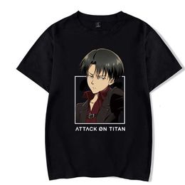 Heet Anime T-shirt Aanval op Titan Harajuku Streetwear O-hals Uniex Cloth Y0809