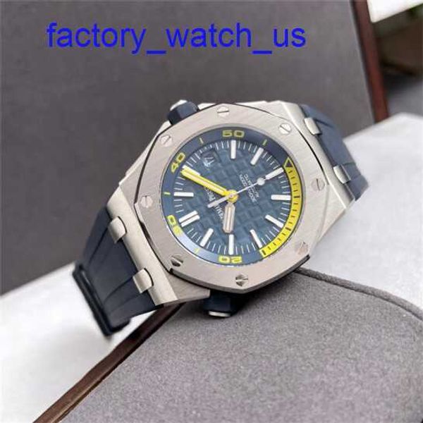 Hot AP Wrist Watch Royal Oak Offshore Series Mens 15710ST.OO.A027CA.01 MÉCANIQUE AUTALE MÉCANIQUE 42MM CALLE NIGHT GLOW Watch Box Certificat complet