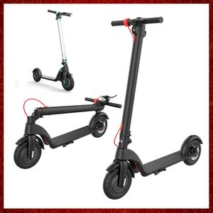 HOT ATV Scooter eléctrico 350W 36V / 6.5Ah Batería E-Scooter 8.5 pulgadas Motor sin escobillas 25KM Kilometraje Monopatín Peso ligero IP54 Moda para adultos al aire libre Escooter plegable