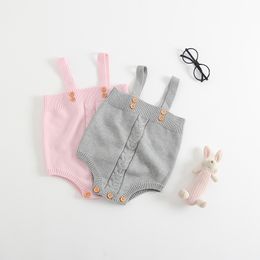 Hot Baby Girl Romper Kids Gebreide Rompertjes Baby Jumpsuits Baby's One Stuk Pakken Peuter Klimmen Kleding Leuke Kinderkleding Babysuits