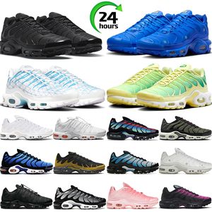 Gratis verzending Tn plus berlin hardloopschoenen tns heren dames triple zwart wit University Blue Dusk atlanta Pink Oxford heren trainers sport sneakers tennis maat 5.5-12