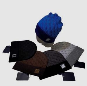 bonnets chauds bonnet tricoté designer Winter Bean hommes et femmes design de mode chapeaux en tricot automne casquette en laine lettre jacquard unisexe casquettes chaudes