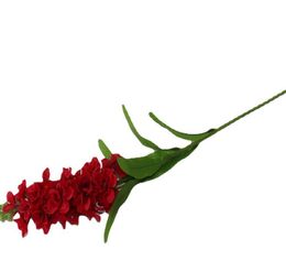 Bouquet chaud plante artificielle fausse orchidée fleur en soie décoration de maison mariage jardin décor fleur artificielle gratuite
